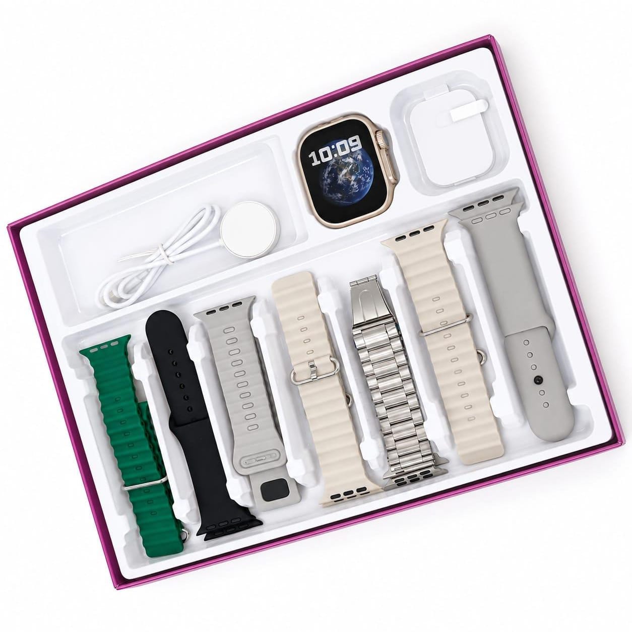 H30 Ultra-2 Smart Watch With 7 Straps