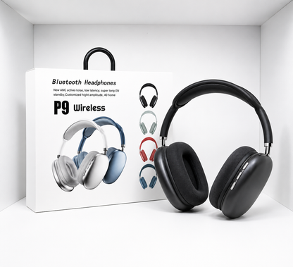 P9 Wireless Bluetooth Headphones – Deep Bass, Noise Isolation, Built-in Mic