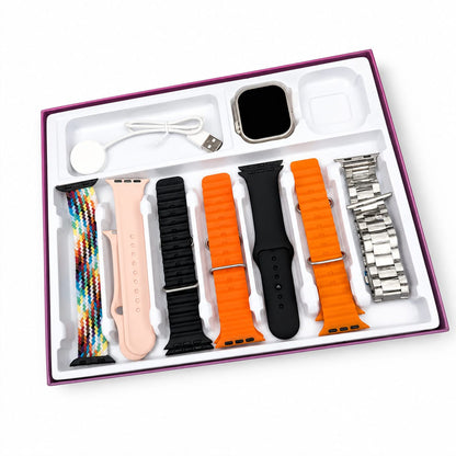 H30 Ultra-2 Smart Watch With 7 Straps