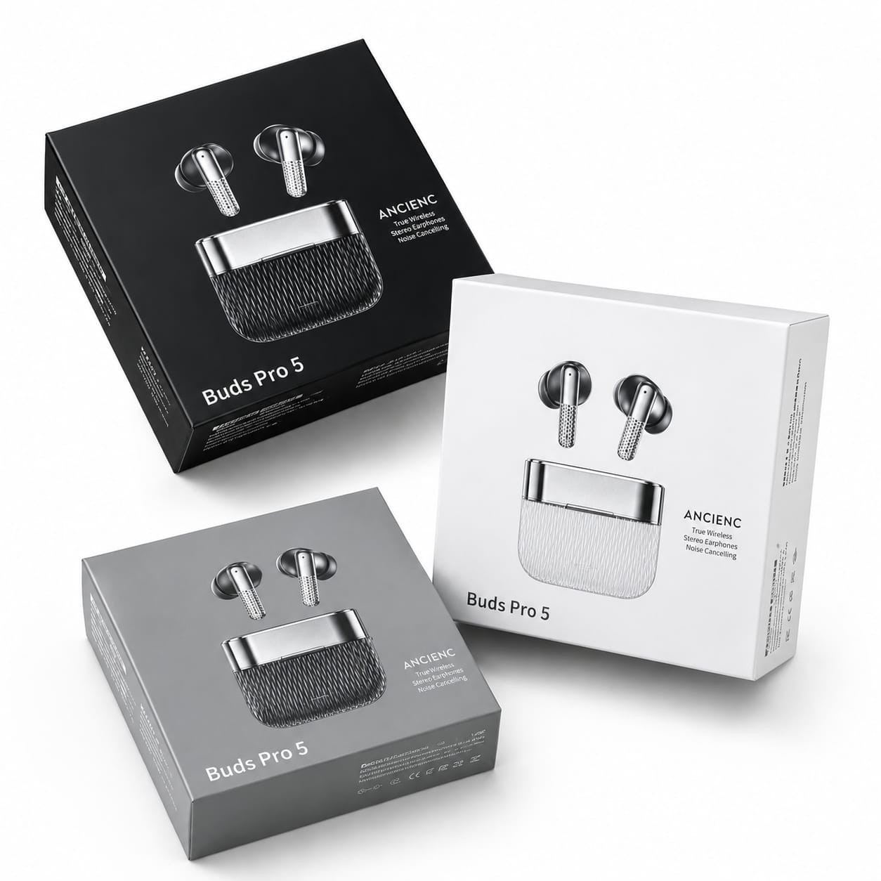 Buds Pro 5 Wireless Earbuds with ANC/ENC Noise Cancellation