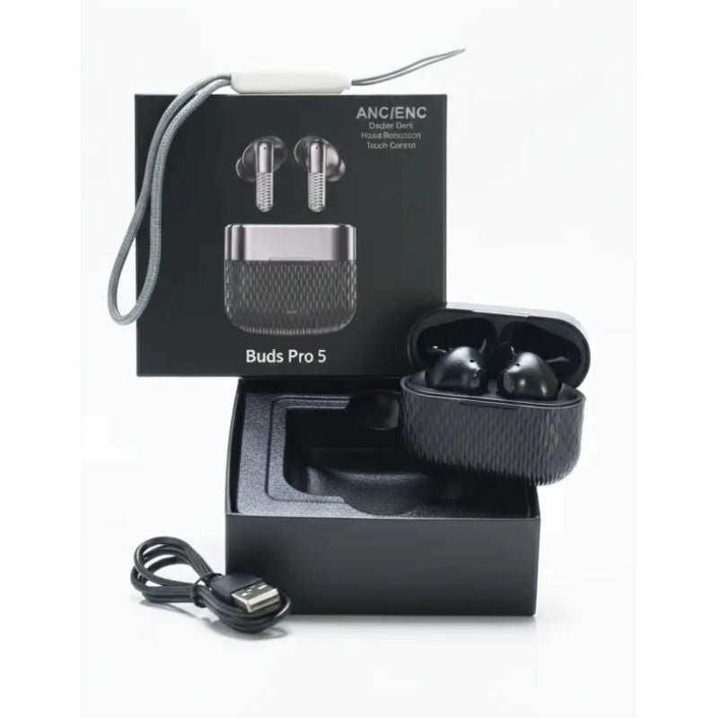 Buds Pro 5 Wireless Earbuds with ANC/ENC Noise Cancellation